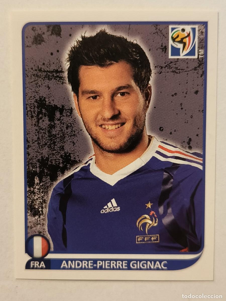 Fu&szlig;ball-Sticker: #105 ANDRE-PIERRE GIGNAC (FRANCIA) MUNDIAL SUDAFRICA 2010 PANINI