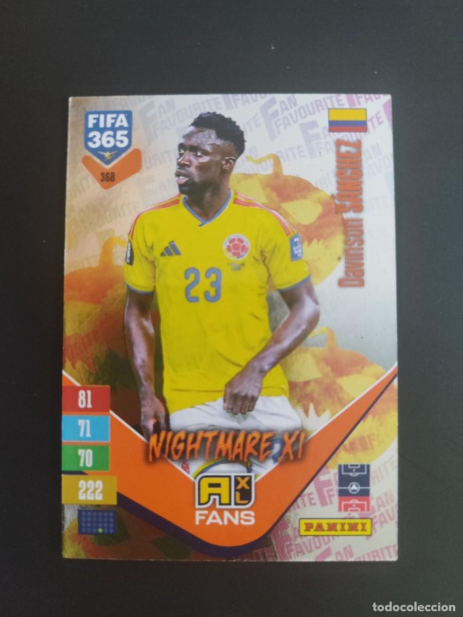 Fu&szlig;ball-Sticker: ADRENALYN XL FIFA 365 2027 CARD FANS LEGEND NIGHTMARE XI DAVISON SANCHEZ COLOMBIA # 360 PANINI