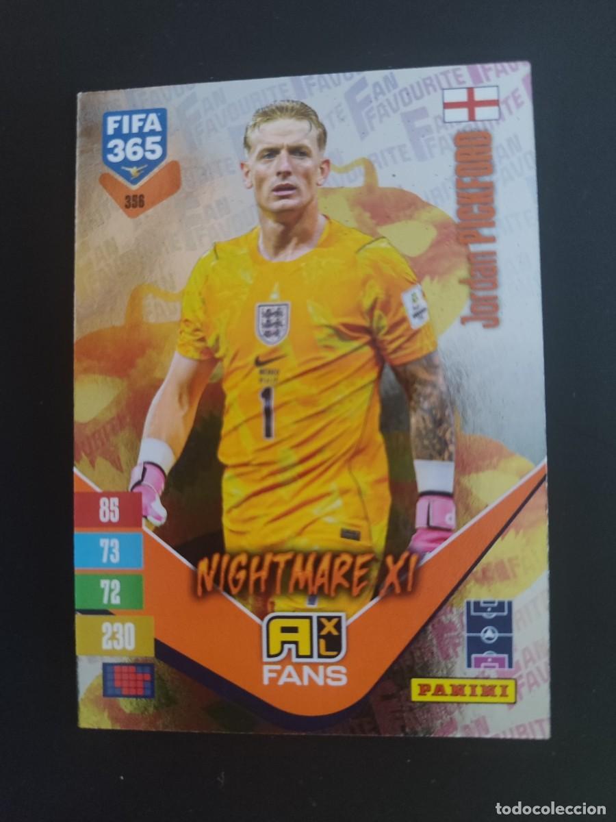Football Stickers: ADRENALYN XL FIFA 365 2027 CARD FANS LEGEND NIGHTMARE XI JORDAN PICKFORD INGLATERRA # 396 PANINI