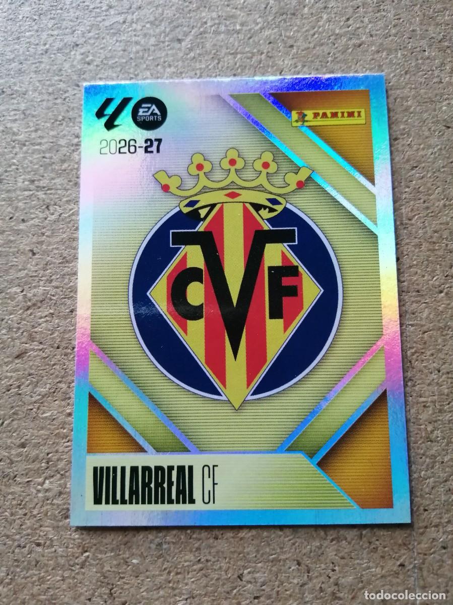Football Stickers: CROMO LIGA ESTE PANINI 2026 - 2027. ESCUDO VILLARREAL C. F.