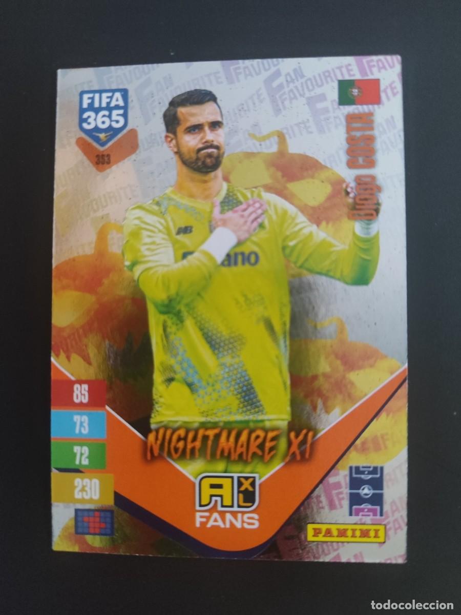 Cromos de Futebol: ADRENALYN XL FIFA 365 2027 CARD FANS LEGEND NIGHTMARE XI DIOGO COSTA PORTUGAL # 353 PANINI