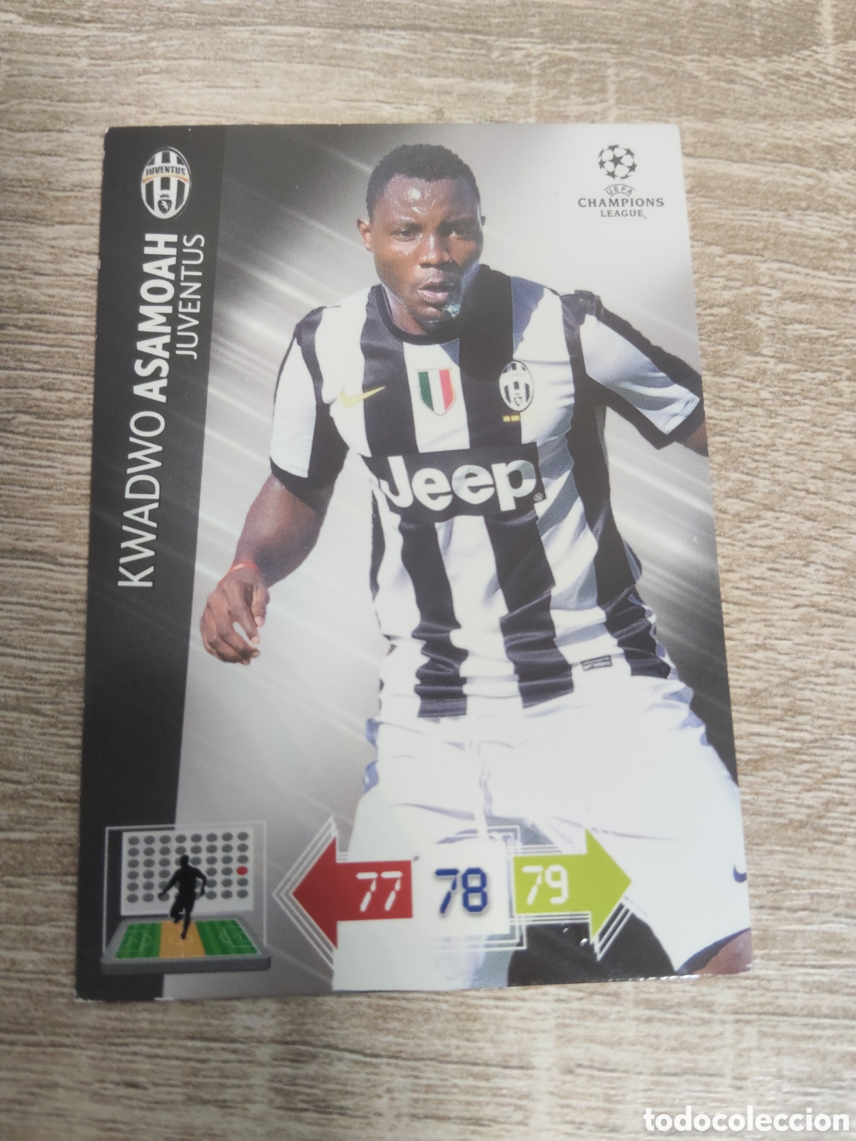 Figurine di Calcio: Panini Adrenalyn champions league 2012 2013 12 13 Kwadwo Asamoah Juventus