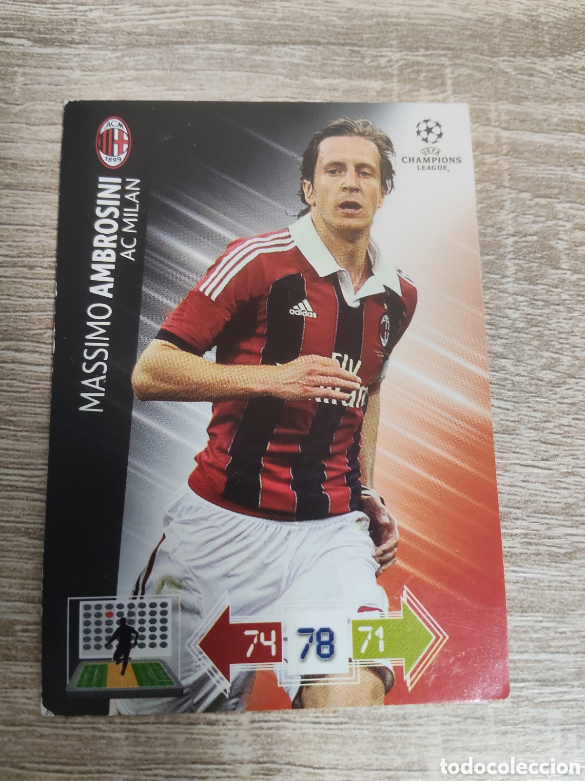 Figurine di Calcio: Panini Adrenalyn champions league 2012 2013 12 13 Massimo Ambrosini Milan