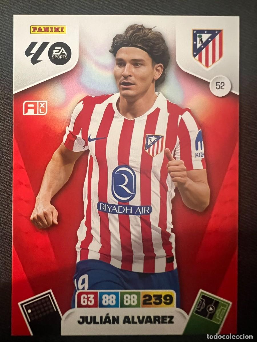 Football Stickers: JULIAN ALVAREZ #52 PANINI ADRENALYN 2025 2026