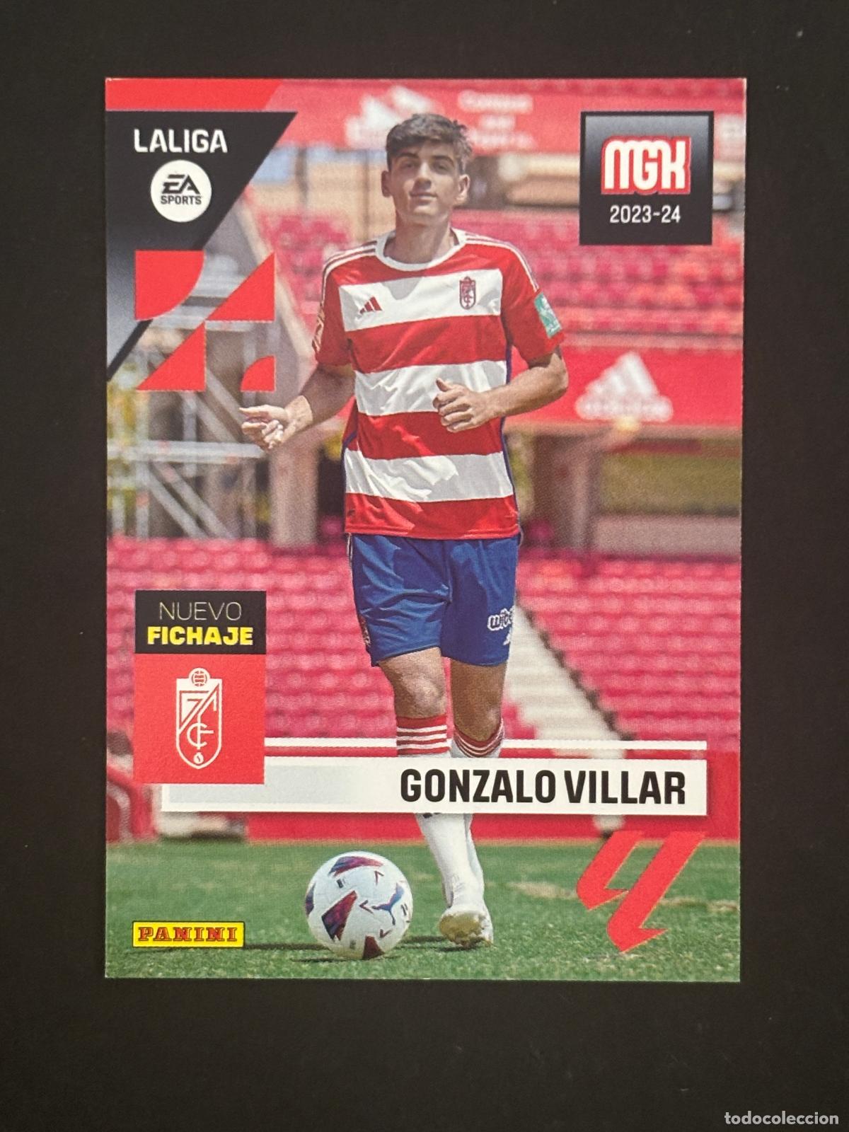 Football Stickers: 477 GONZALO VILLAR GRANADA NUEVO FICHAJE 2&ordf; EDICI&Oacute;N MEGACRACKS MGK 23-24 2023-2024