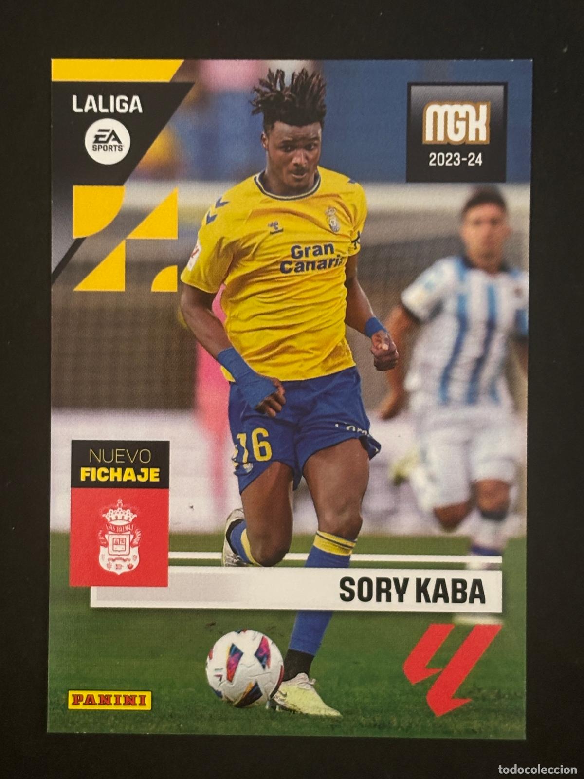 Football Stickers: 492 SORY KABA LAS PALMAS NUEVO FICHAJE 3&ordf; EDICI&Oacute;N MEGACRACKS MGK 23-24 2023-2024