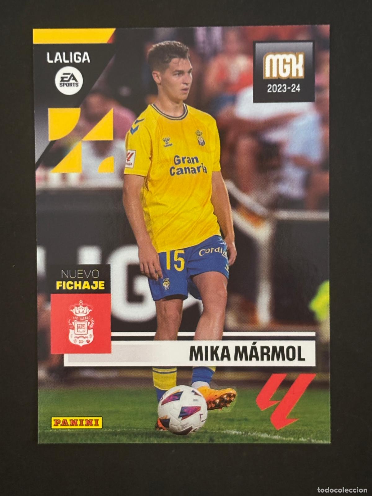 Football Stickers: 486 MIKA M&Aacute;RMOL LAS PALMAS NUEVO FICHAJE 3&ordf; EDICI&Oacute;N MEGACRACKS MGK 23-24 2023-2024