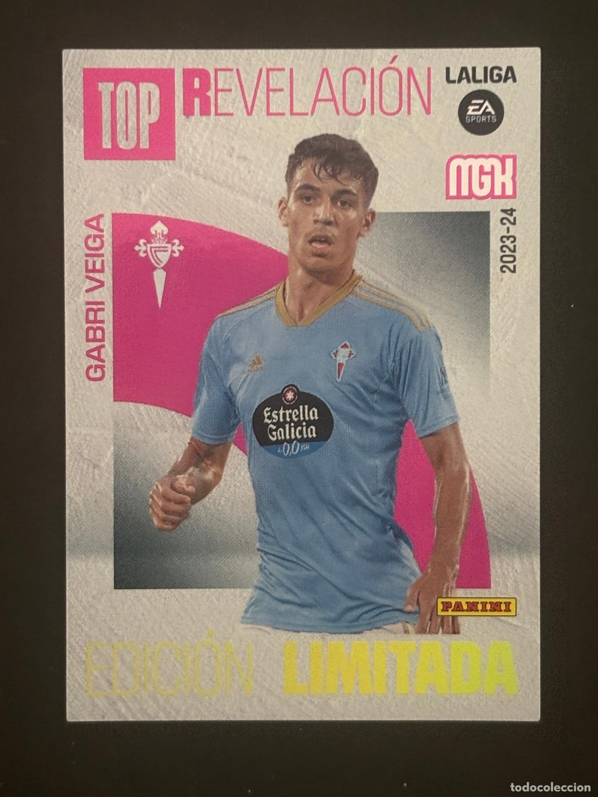 Football Stickers: EL03 GABRI VEIGA CELTA EDICI&Oacute;N LIMITADA STARTER MEGACRACKS MGK 23-24 2023-2024 PANINI LIGA