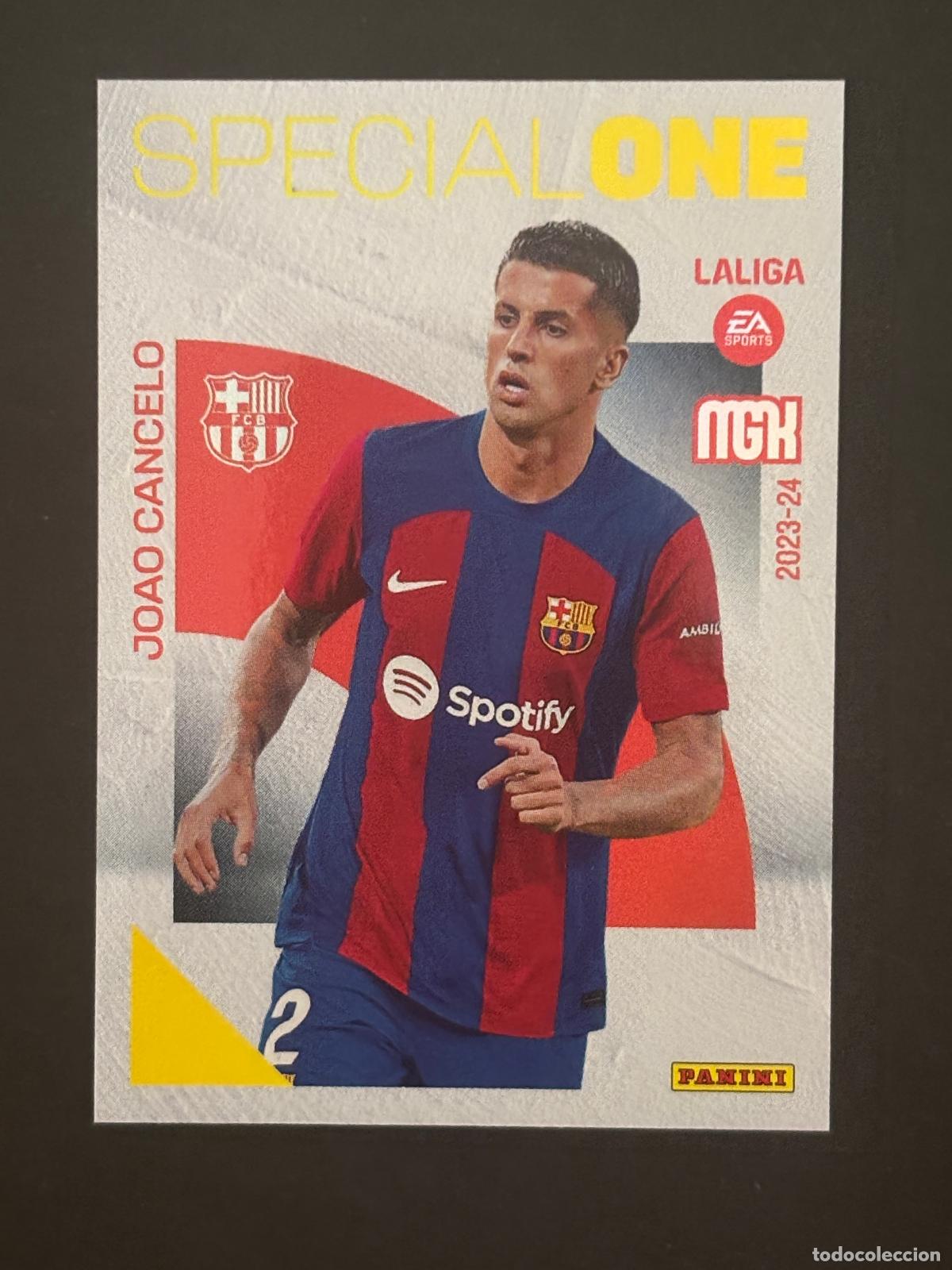 Football Stickers: 509 JOAO CANCELO BARCELONA NUEVA SPECIAL ONE 3&ordf; EDICI&Oacute;N MEGACRACKS MGK 23-24 2023-2024