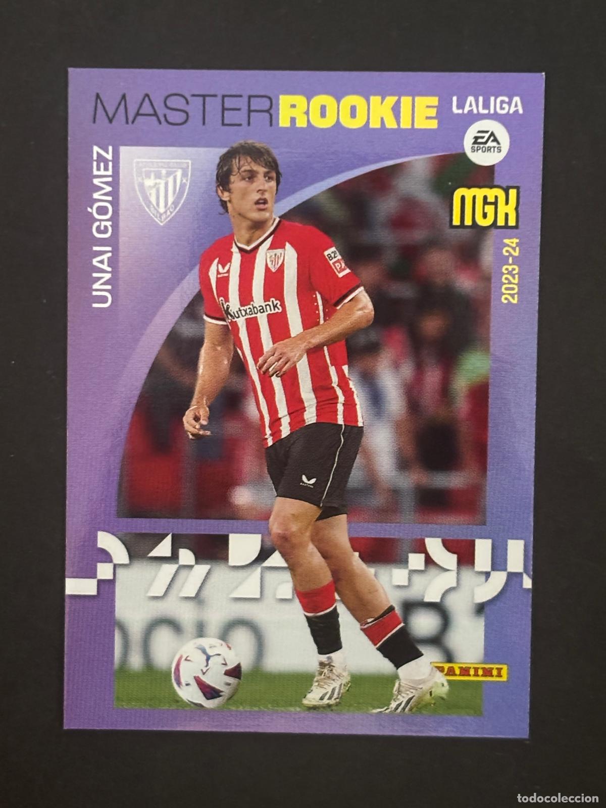 Football Stickers: 516 UNAI G&Oacute;MEZ AT BILBAO NUEVA MASTER ROOKIE 3&ordf; EDICI&Oacute;N MEGACRACKS MGK 23-24 2023-2024