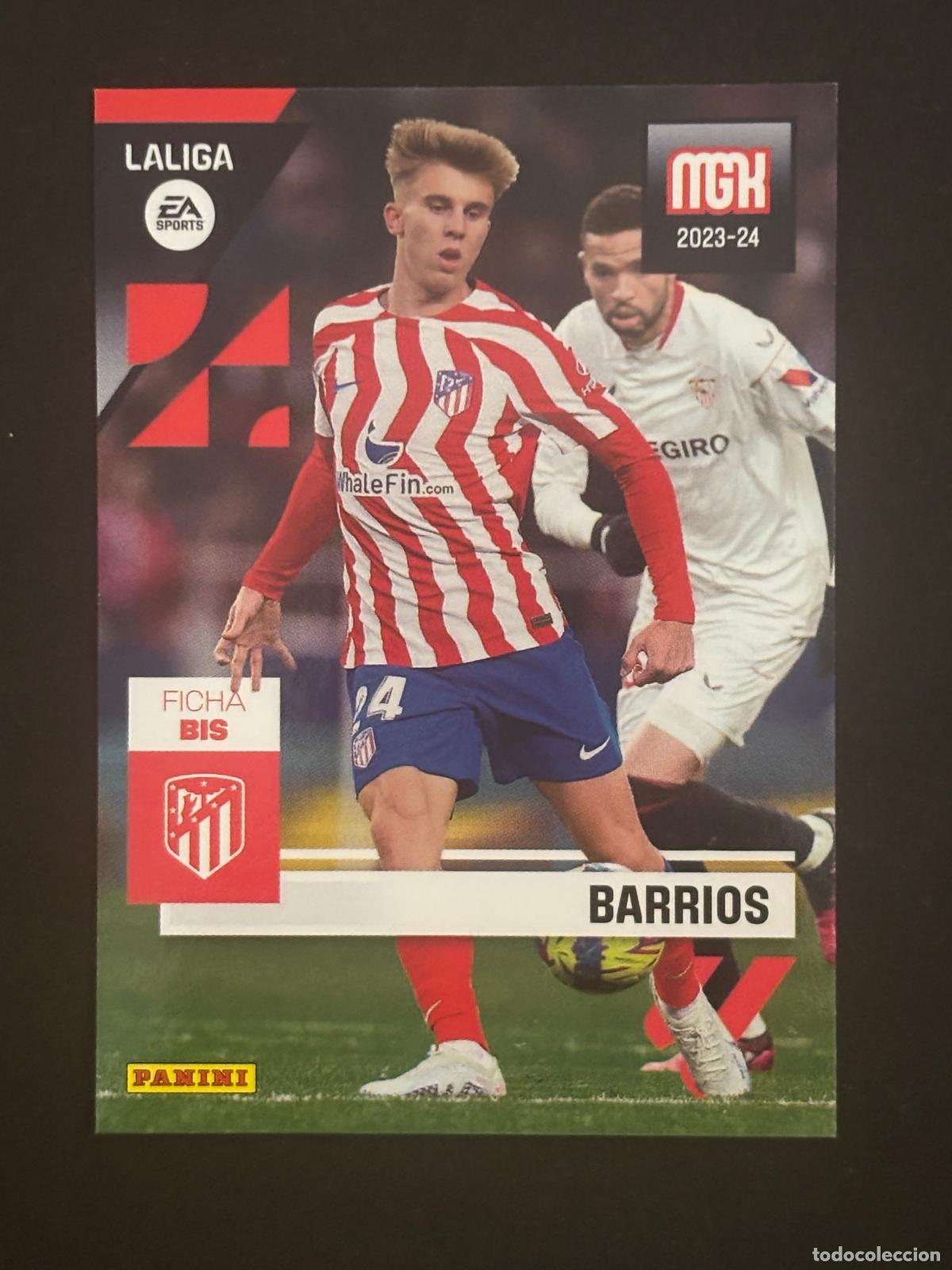 Football Stickers: 85BIS BARRIOS AT MADRID 2&ordf; EDICI&Oacute;N MEGACRACKS MGK 23-24 2023-2024 PANINI LIGA