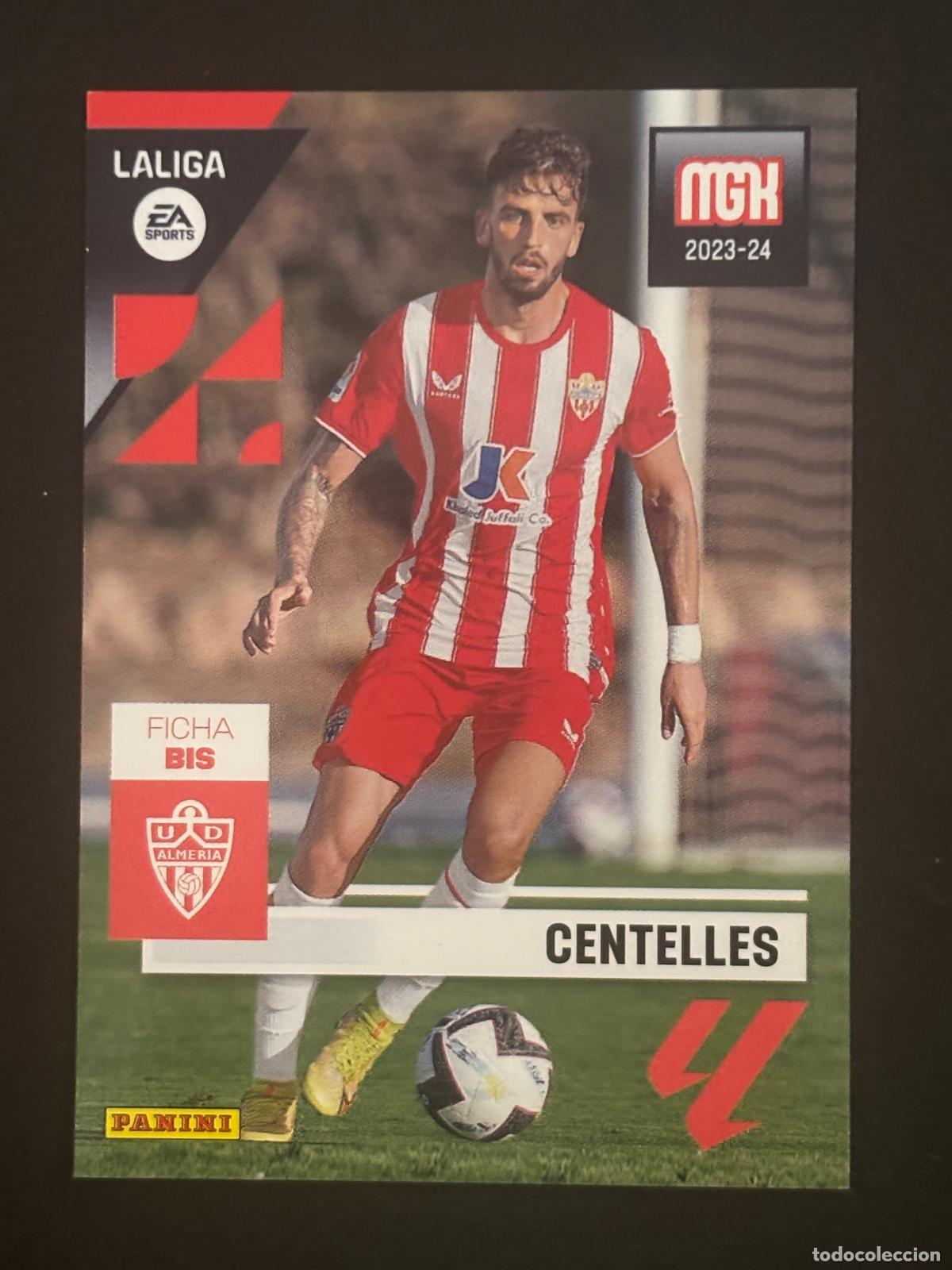 Football Stickers: 43BIS CENTELLES ALMERIA 2&ordf; EDICI&Oacute;N MEGACRACKS MGK 23-24 2023-2024 PANINI LIGA