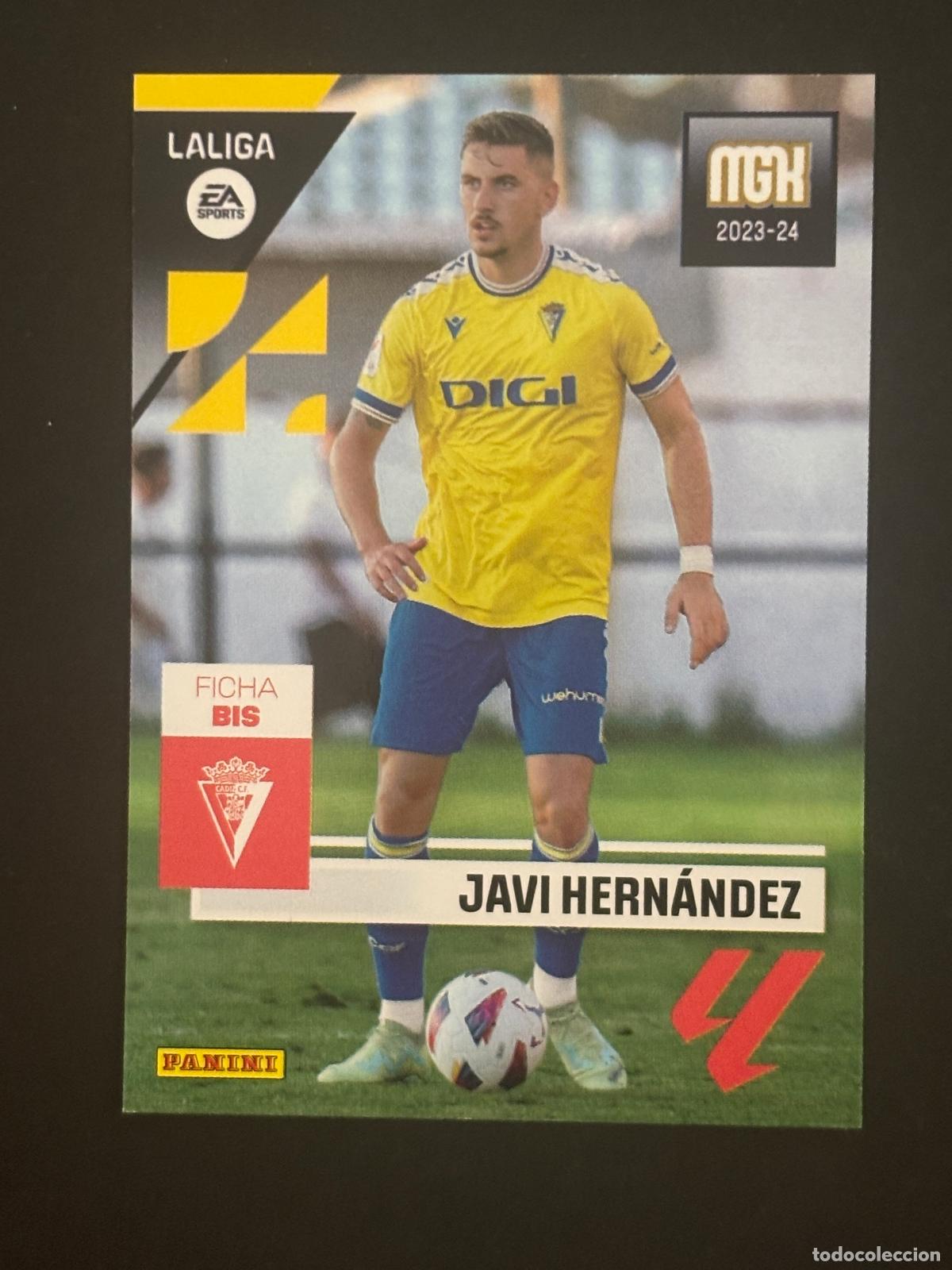 Football Stickers: 134BIS JAVI HERN&Aacute;NDEZ CADIZ 2&ordf; EDICI&Oacute;N MEGACRACKS MGK 23-24 2023-2024 PANINI LIGA