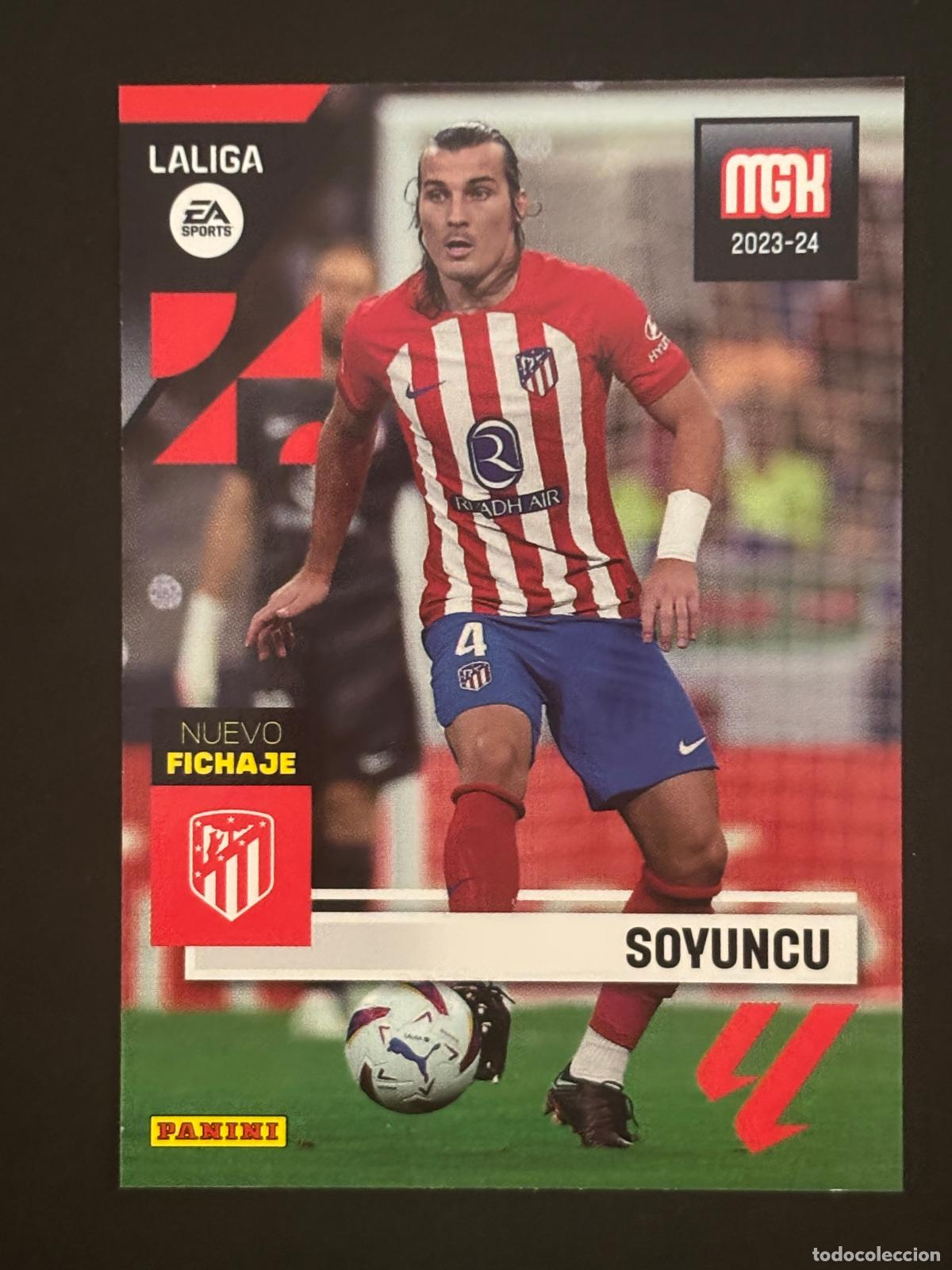 Football Stickers: 449 S&Ouml;Y&Uuml;N&Ccedil;&Uuml; AT MADRID NUEVO FICHAJE 2&ordf; EDICI&Oacute;N MEGACRACKS MGK 23-24 2023-2024 PANINI LIGA