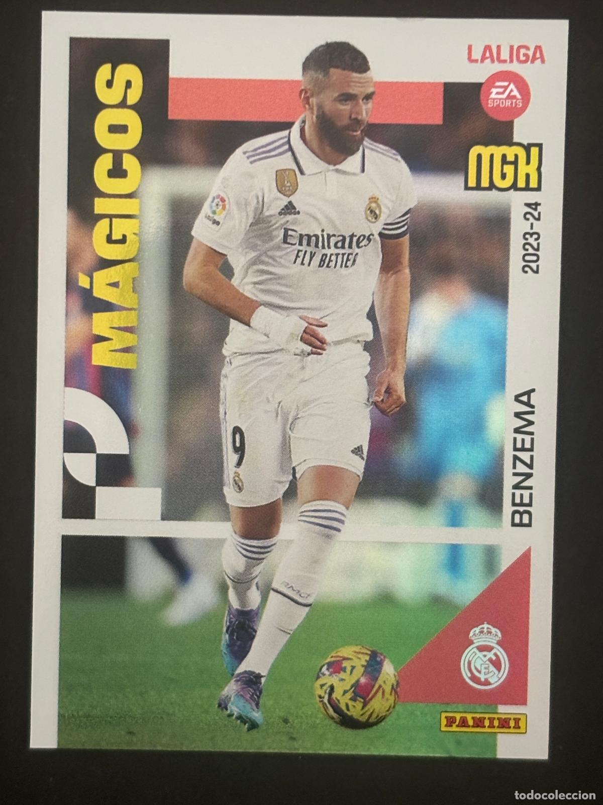 Cromos de Futebol: 433 BENZEMA REAL MADRID M&Aacute;GICO MEGACRACKS MGK 23-24 2023-2024 PANINI LIGA