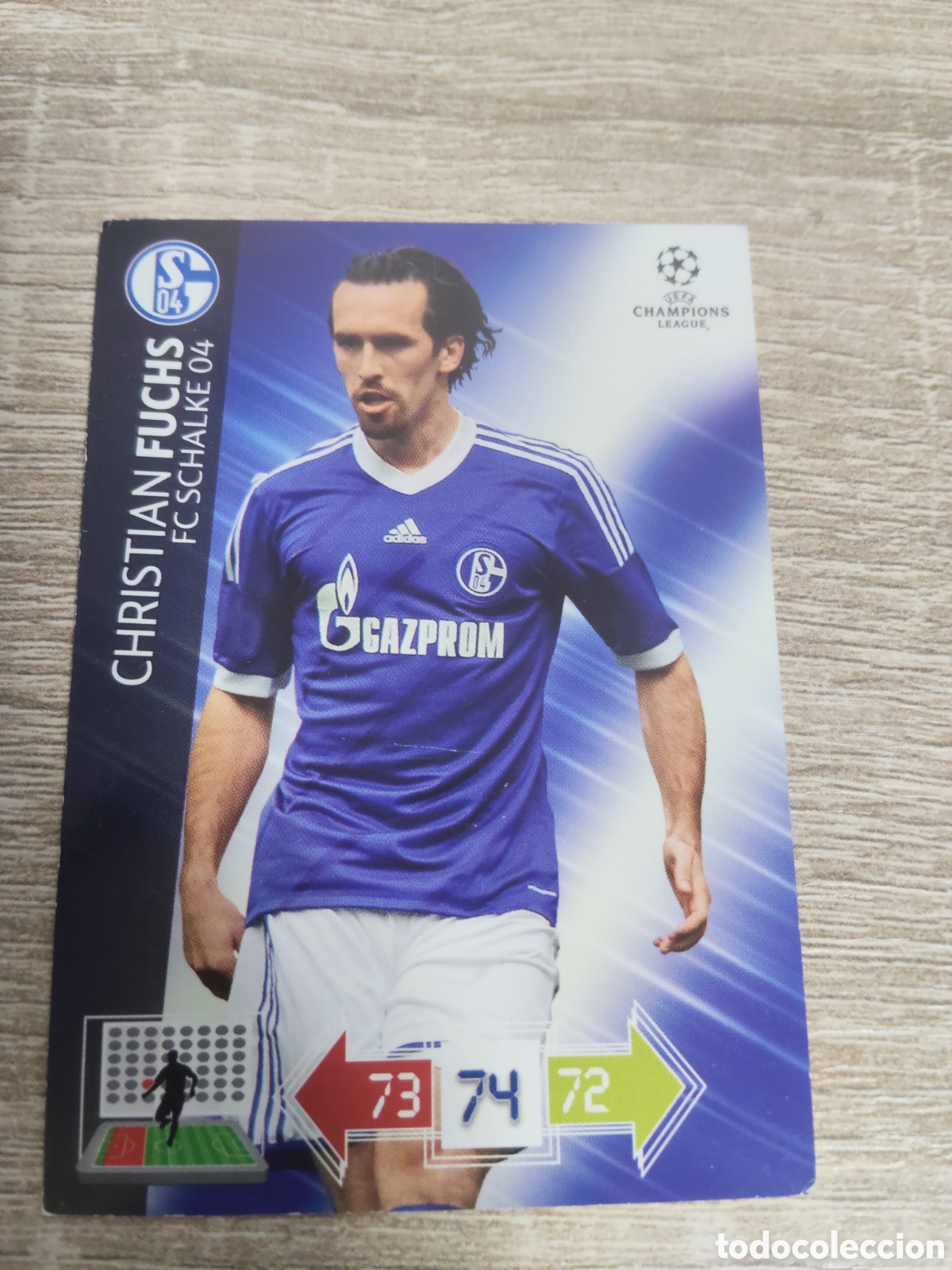 Cromos de Futebol: Panini Adrenalyn champions league 2012 2013 12 13 Christian Fuchs Schalke 04