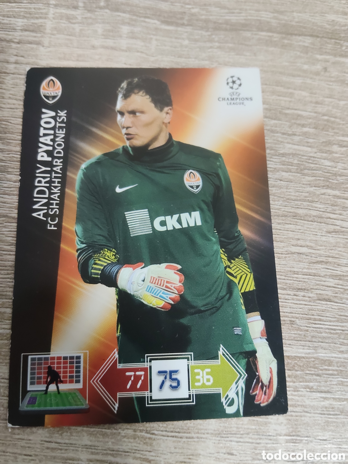 Cromos de Futebol: Panini Adrenalyn champions league 2012 2013 12 13 Andriy Pyatov Shakhtar Donetszk