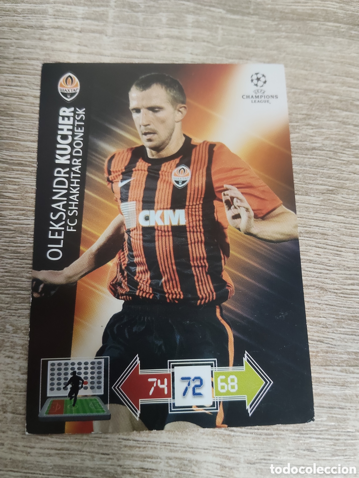 Fu&szlig;ball-Sticker: Panini Adrenalyn champions league 2012 2013 12 13 Oleksandr Kucher Shakhtar Donetszk