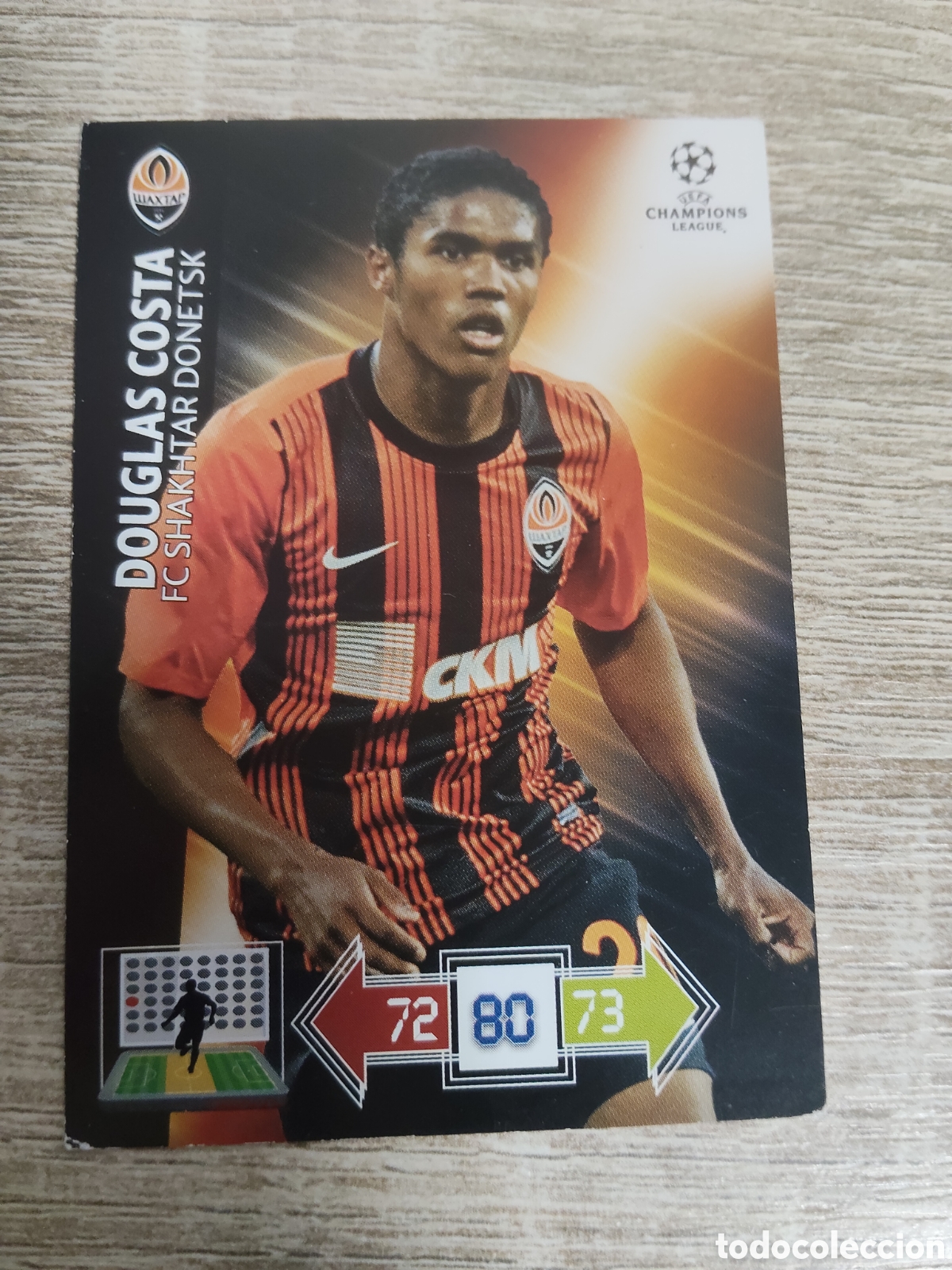 Fu&szlig;ball-Sticker: Panini Adrenalyn champions league 2012 2013 12 13 Douglas Costa Shakhtar Donetszk