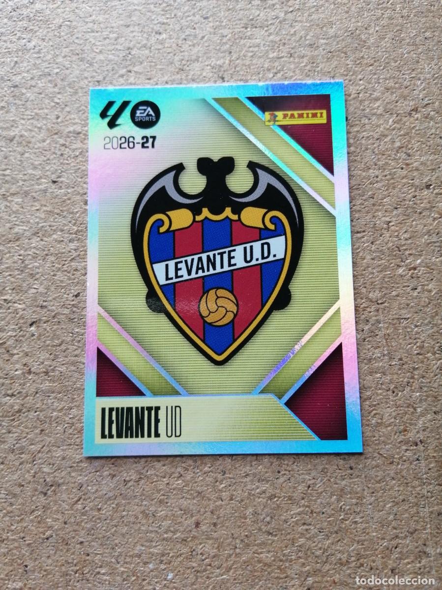 Fu&szlig;ball-Sticker: CROMO LIGA ESTE PANINI 2026 - 2027. ESCUDO LEVANTE U. D.