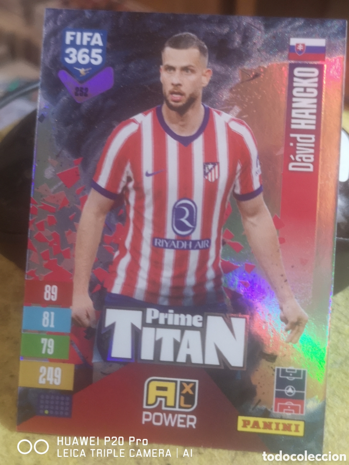 Figurine di Calcio: ADRENALYN FIFA 365 2027 PRIME TITAN HANCKO 252 - ATLETICO DE MADRID