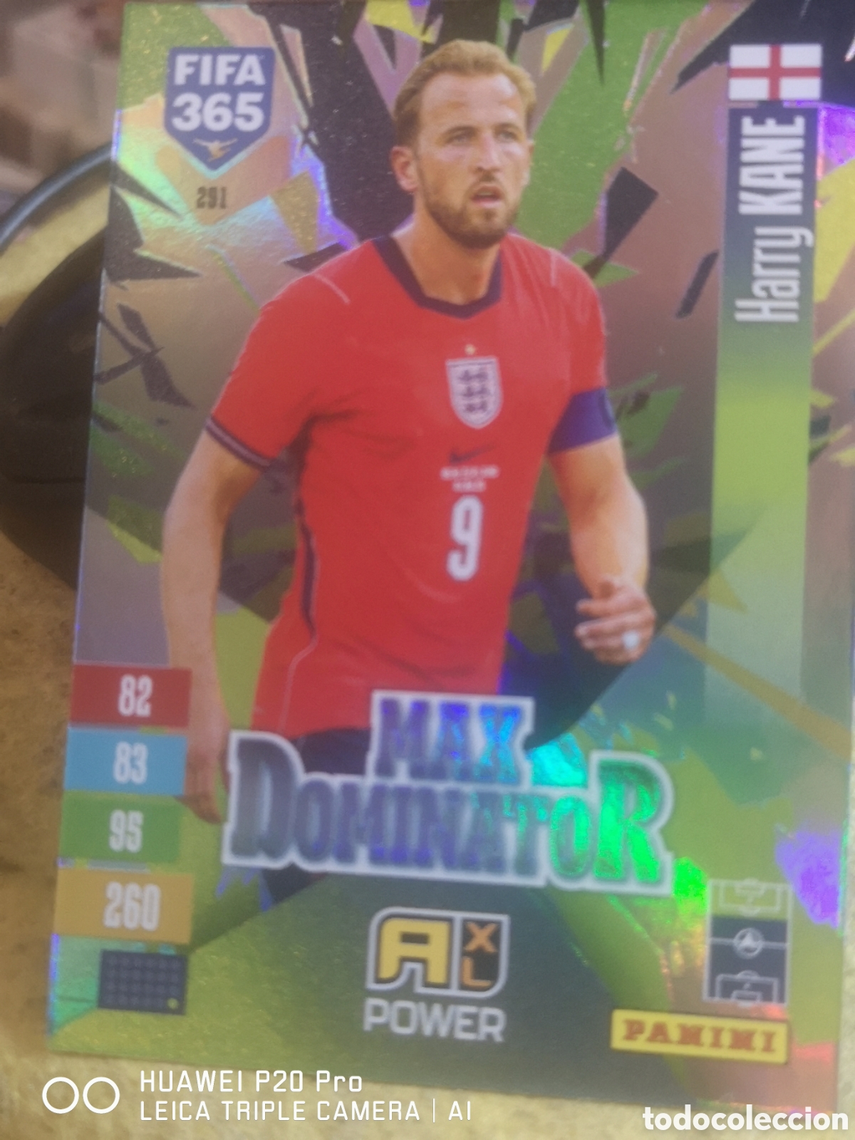 Cromos de f&uacute;tbol: ADRENALYN FIFA 365 2027 MAX DOMINATOR HARRY KANE 291 - INGLATERRA