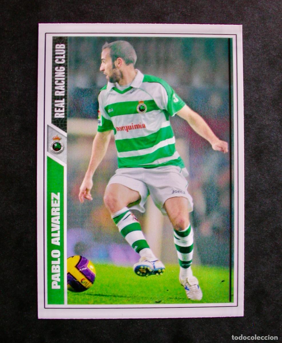 Cromos de f&uacute;tbol: 1181 PABLO &Aacute;LVAREZ RACING / FICHAS PLUS III / FICHAS DE LA LIGA 2007 2008 07 08/ MUNDICROMO