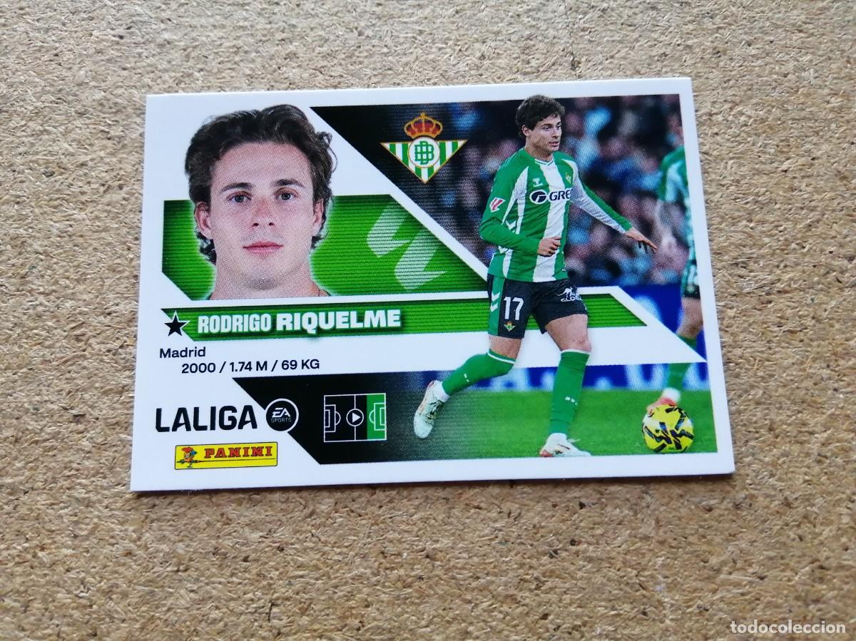 Cromos de f&uacute;tbol: CROMO LIGA ESTE PANINI 2026 - 2027. RIQUELME (NUMERO 17) REAL BETIS