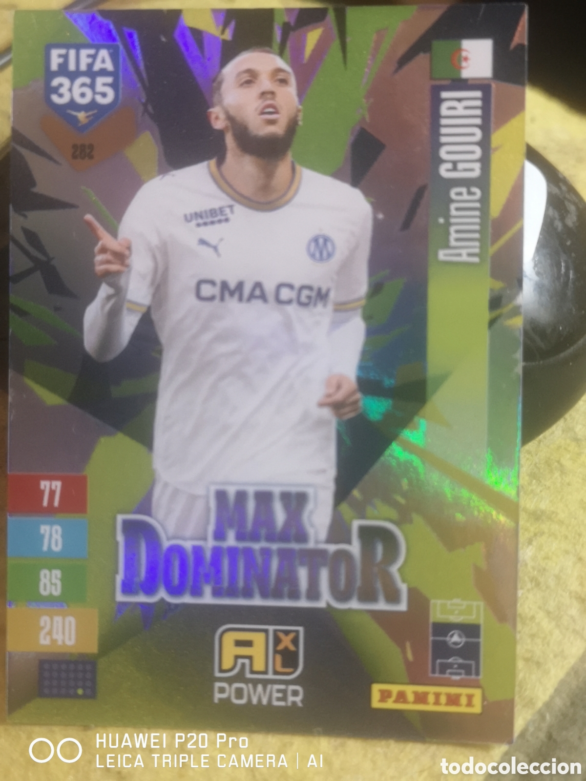 Cromos de Futebol: ADRENALYN FIFA 365 2027 MAX DOMINATOR AMINE GOUIRI 282 - MARSELLA