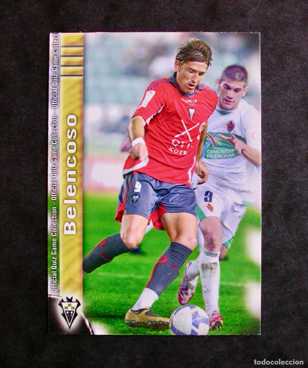 Cromos de Futebol: 1022 BELENCOSO / ALBACETE / SEGUNDA DIVISI&Oacute;N / QUIZ GAME COLLECTION 2009 2010 09 10 /MUNDICROMO