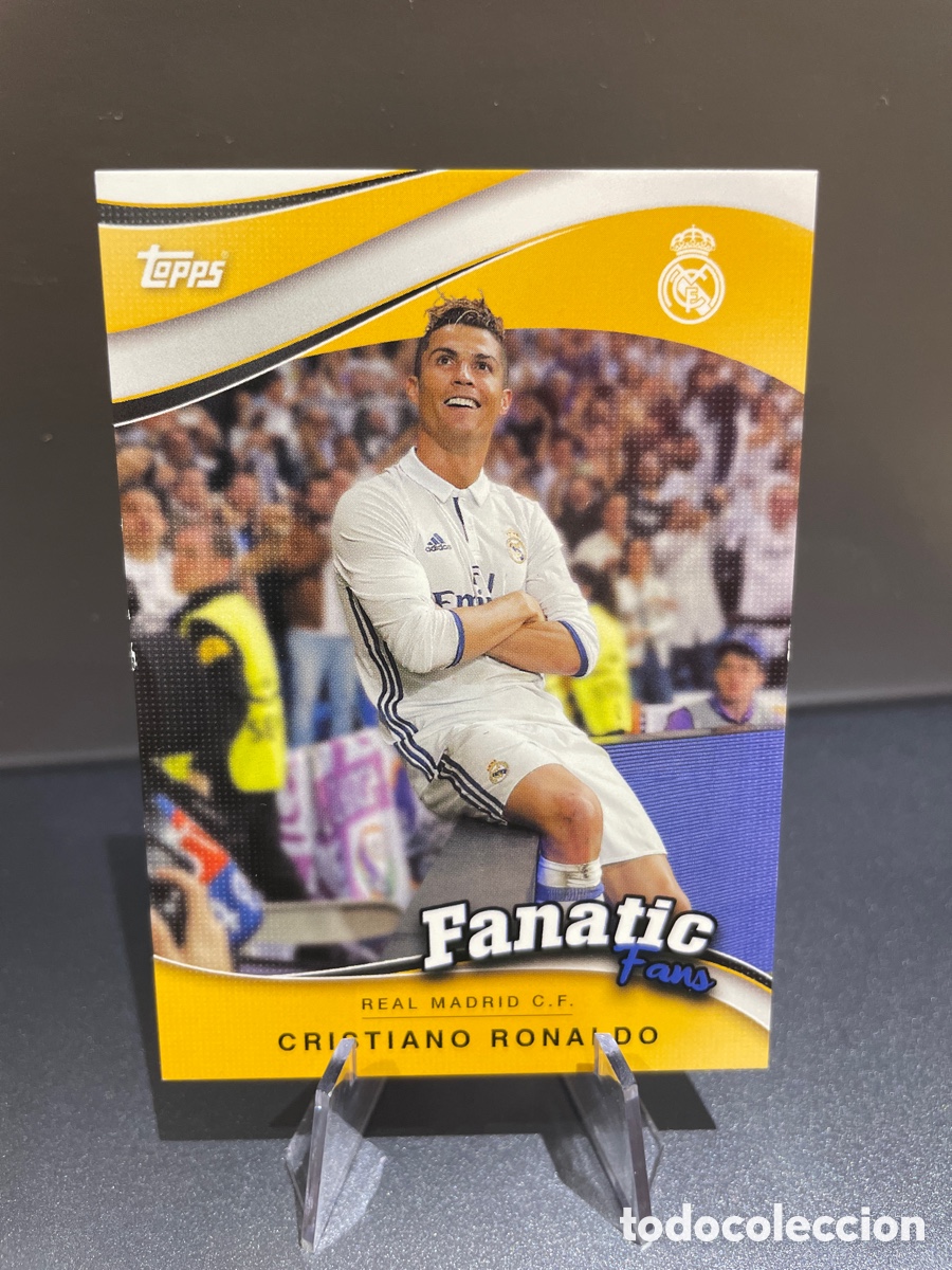 Figurine di Calcio: Cristiano Ronaldo FF-5 Fanatic Topps Fan Set Real Madrid 2024-25