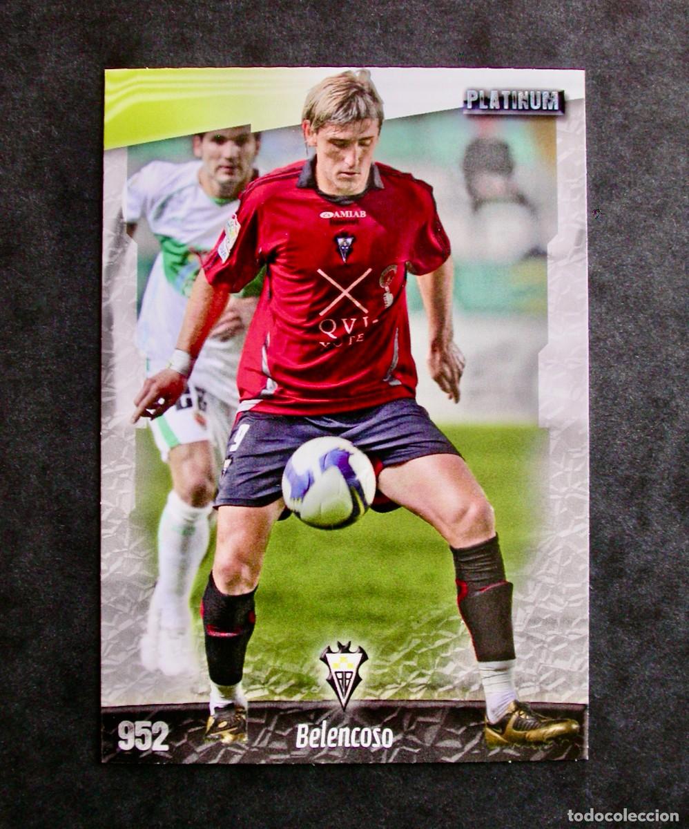Figurine di Calcio: 952 BELENCOSO / ALBACETE / FICHAS DE LA LIGA 2008 2009 08 09 / MUNDICROMO