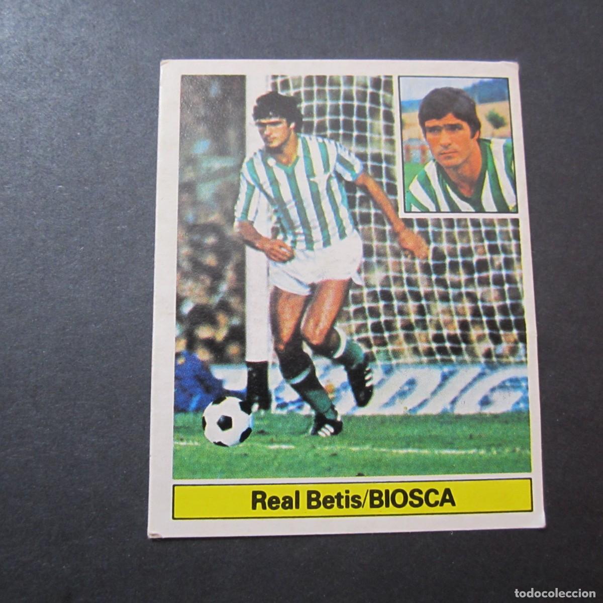 Cartes &agrave; collectionner de Football: OFERTA EDICIONES ESTE. LIGA 81-82. NUEVO. BIOSCA, REAL BETIS