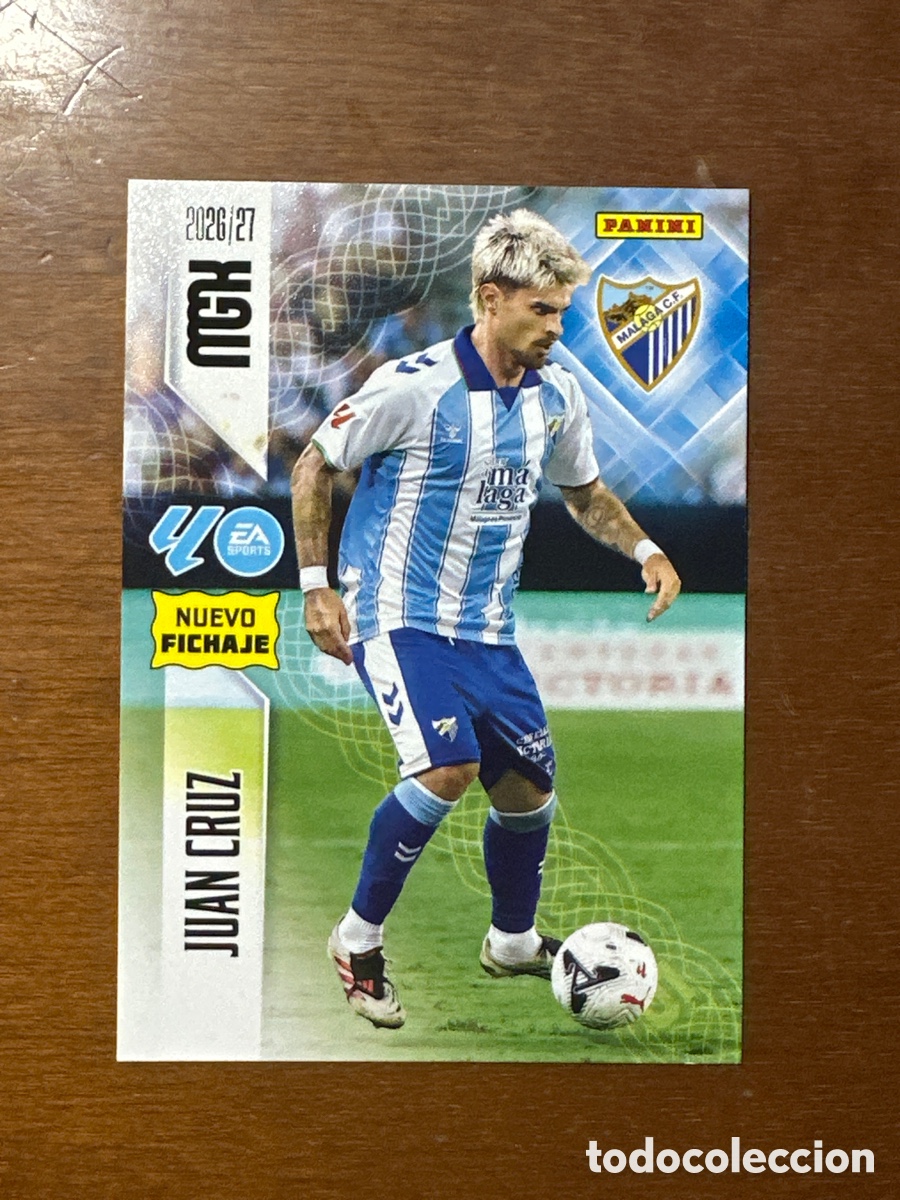 Fu&szlig;ball-Sticker: 458 JUAN CRUZ MALAGA NUEVOS FICHAJES 2&ordm; EDICION MEGACRACKS MGK 2026 2027 26 27