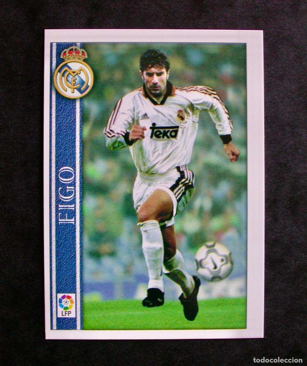 Fu&szlig;ball-Sticker: N&ordm; 103 FIGO DEL R. MADRID DE LAS FICHAS DE LA LIGA 2000 2001 DE MUNDICROMO ( ROOKIE IN REAL MADRID )