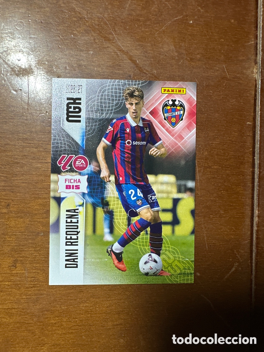 Cartes &agrave; collectionner de Football: 207 BIS DANI REQUENA, LEVANTE UD, Nueva Ficha BIS, Panini Megacracks MGK 2026 2027 26 27
