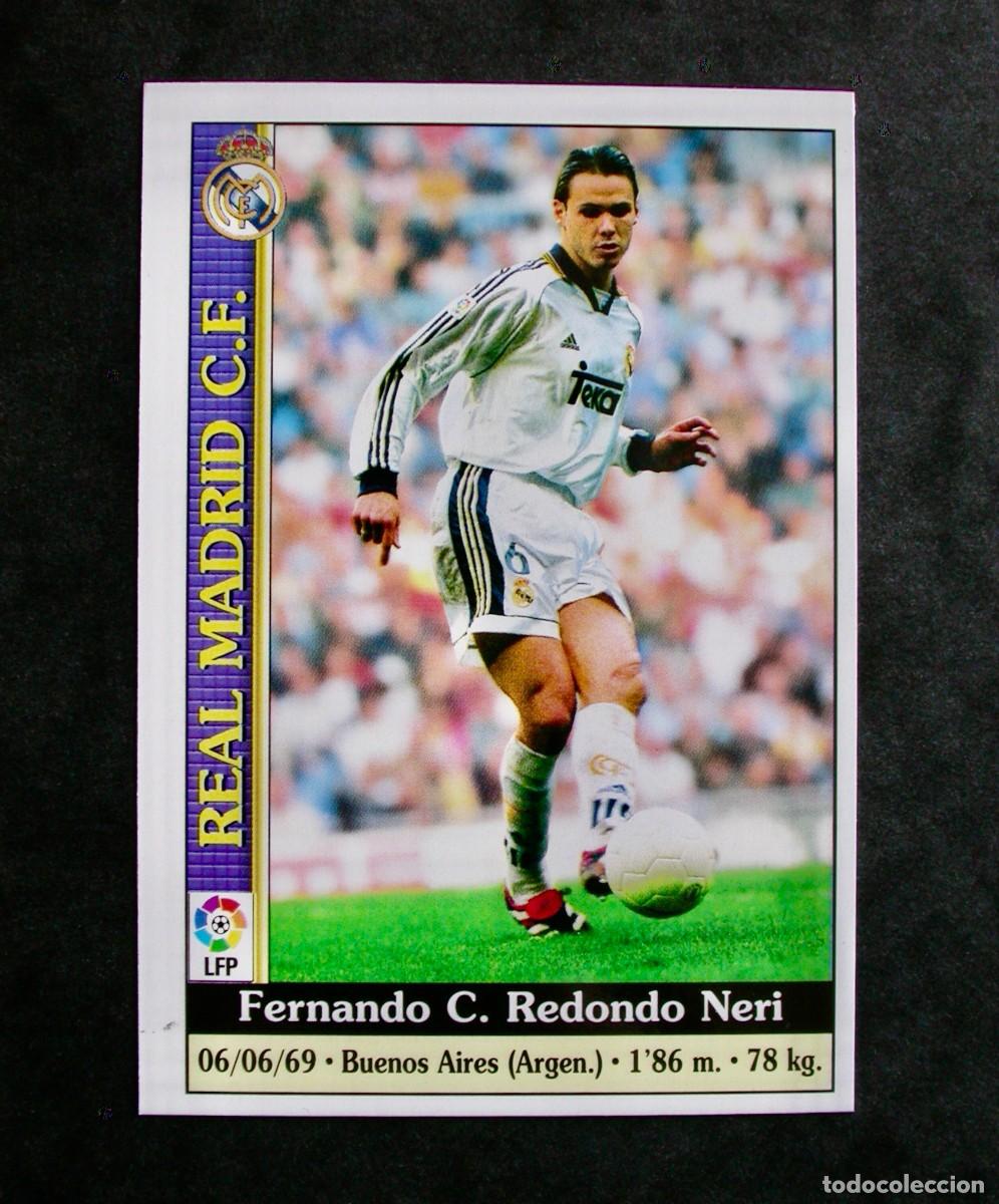Cartes &agrave; collectionner de Football: N&ordm; 27 REDONDO DEL R. MADRID DE LAS FICHAS DE LA LIGA 99-00 1999-2000 DE MUNDICROMO