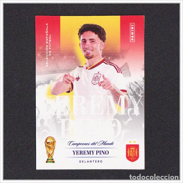 Cartes &agrave; collectionner de Football: PANINI CLUB PASI&Oacute;N ESPA&Ntilde;A 2026 MUNDIAL YEREMY PINO 15 COLECCI&Oacute;N ALBUM SELECCI&Oacute;N ESPA&Ntilde;OLA