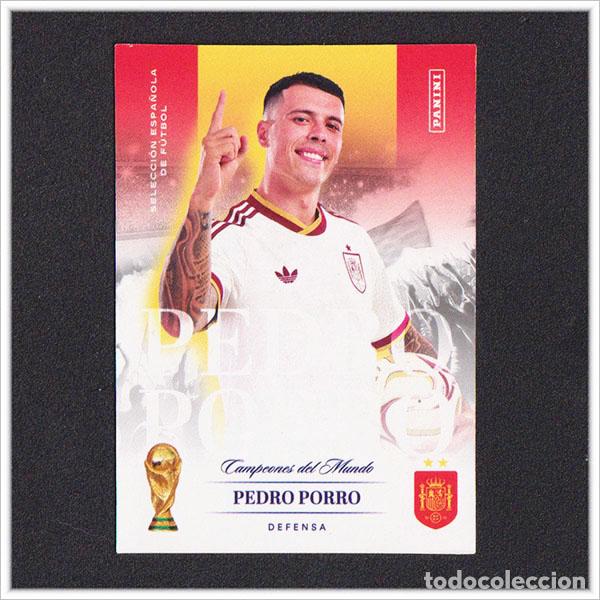 Cartes &agrave; collectionner de Football: PANINI CLUB PASI&Oacute;N ESPA&Ntilde;A 2026 MUNDIAL PEDRO PORRO 16 COLECCI&Oacute;N ALBUM SELECCI&Oacute;N ESPA&Ntilde;OLA
