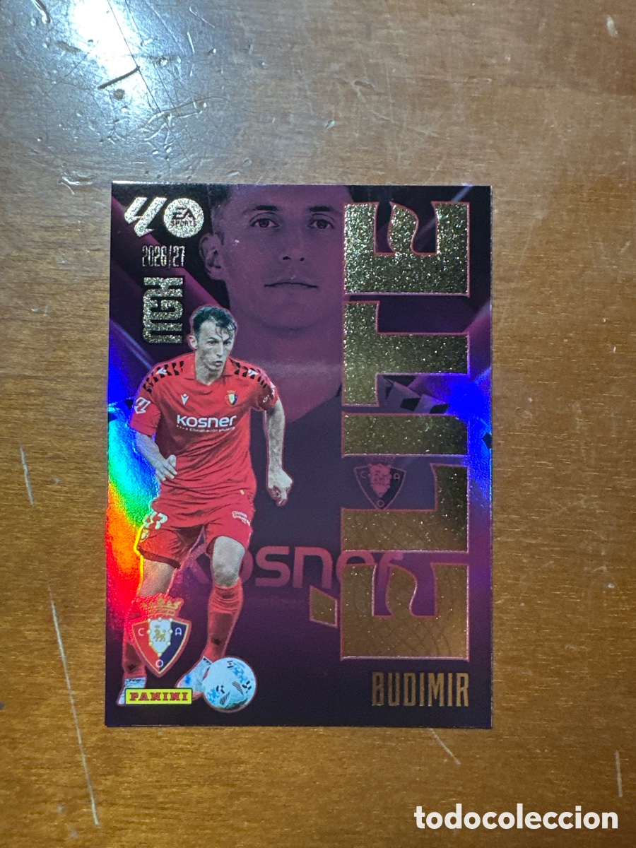 Cartes &agrave; collectionner de Football: 3 BUDIMIR ELITE MEGACRACKS 2026 2027 (MGK 26 27)