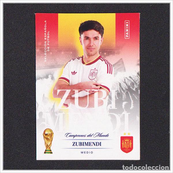Cromos de f&uacute;tbol: PANINI CLUB PASI&Oacute;N ESPA&Ntilde;A 2026 MUNDIAL ZUBIMENDI 22 COLECCI&Oacute;N ALBUM SELECCI&Oacute;N ESPA&Ntilde;OLA