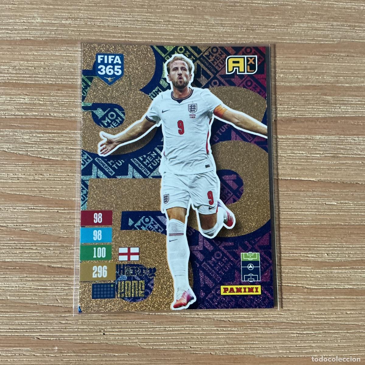 Cromos de f&uacute;tbol: CROMO MOMENTUM HARRY KANE FIFA 365 PANINI 2027 C&Oacute;DIGO SIN ACTIVAR BALONES DE ORO