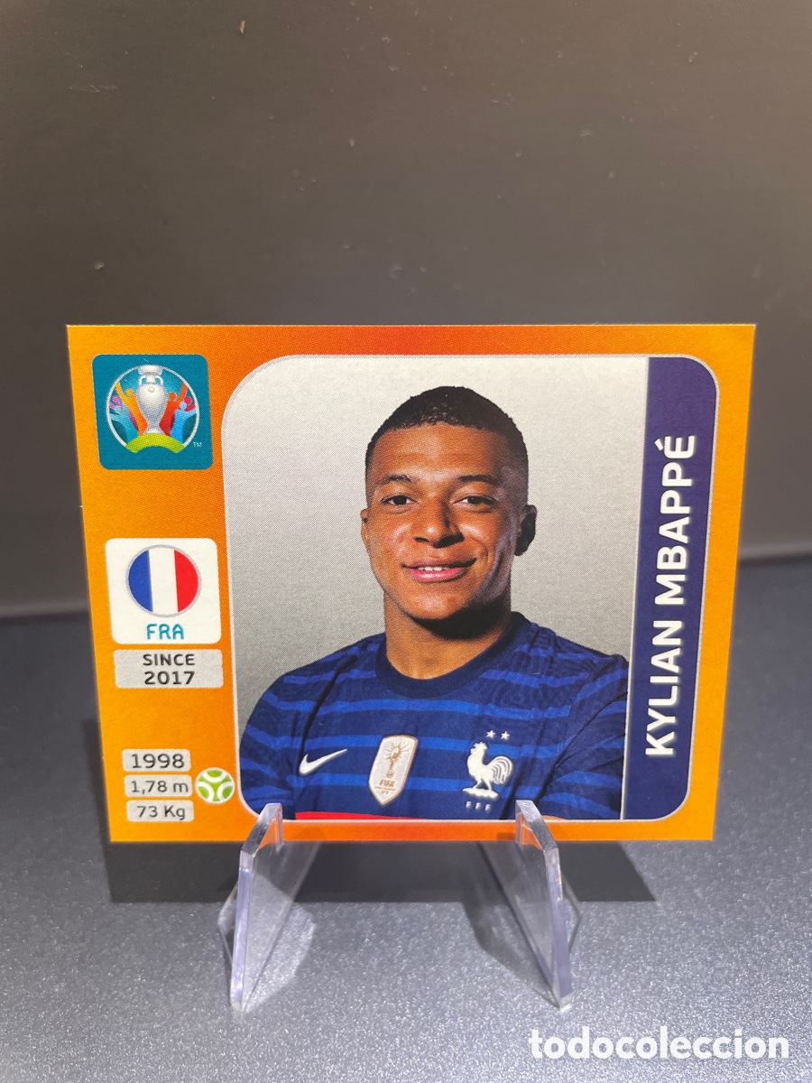 Fu&szlig;ball-Sticker: Kylian Mbappe 591 Panini UEFA Euro 2020 Francia
