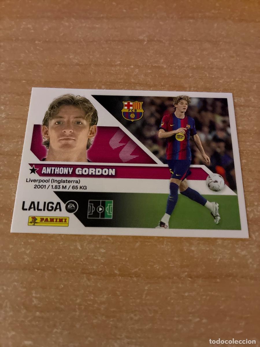 Figurine di Calcio: 24 GORDON BARCELONA &Uacute;LTIMO FICHAJE LIGA ESTE 2026 2027