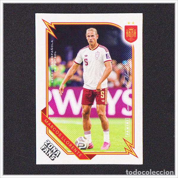 Football Stickers: PANINI CLUB PASI&Oacute;N ESPA&Ntilde;A 2026 MUNDIAL MARCOS LLORENTE 33 ZONA FANS COLECCI&Oacute;N SELECCI&Oacute;N ESPA&Ntilde;OLA