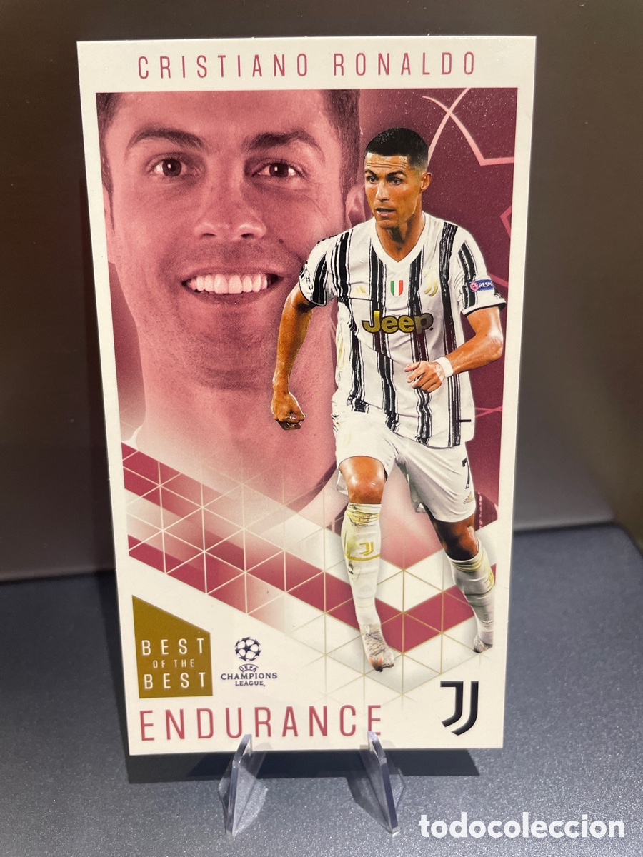 Football Stickers: Cristiano Ronaldo 55 Endurance Best of the Best UCL 2020-21 Topps Juventus
