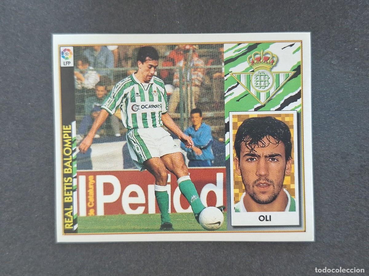 Football Stickers: L4 OLI REAL BETIS COLOCA LIGA ESTE 1997 1998 97 98 NUNCA PEGADO SIN PEGAR