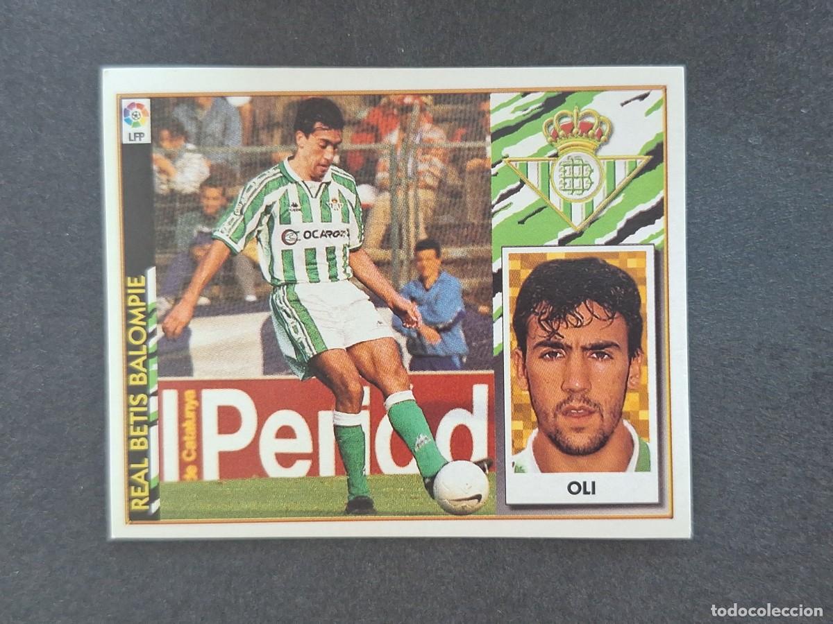Football Stickers: L4 OLI REAL BETIS COLOCA LIGA ESTE 1997 1998 97 98 NUNCA PEGADO SIN PEGAR