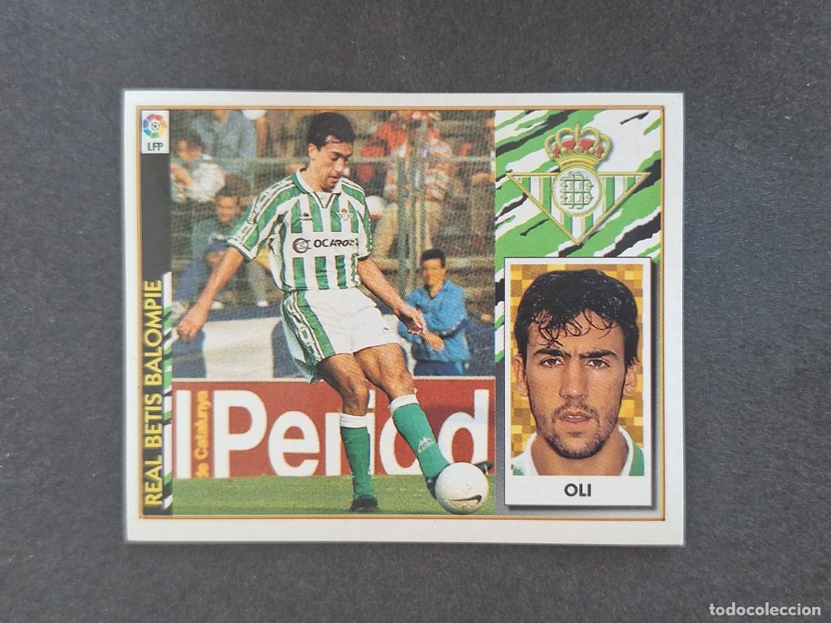 Football Stickers: L4 OLI REAL BETIS COLOCA LIGA ESTE 1997 1998 97 98 NUNCA PEGADO SIN PEGAR