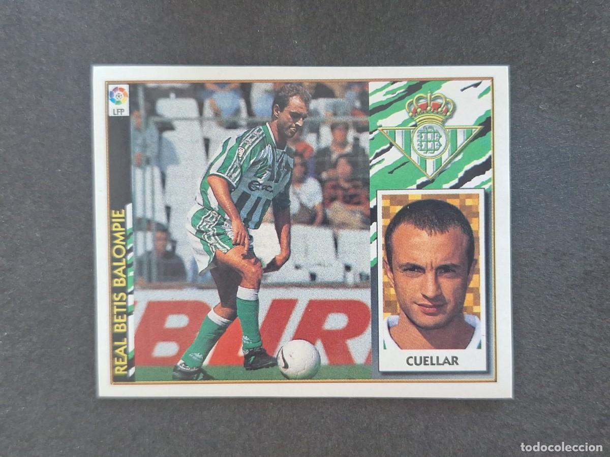 Football Stickers: L4 CUELLAR REAL BETIS COLOCA LIGA ESTE 1997 1998 97 98 NUNCA PEGADO SIN PEGAR